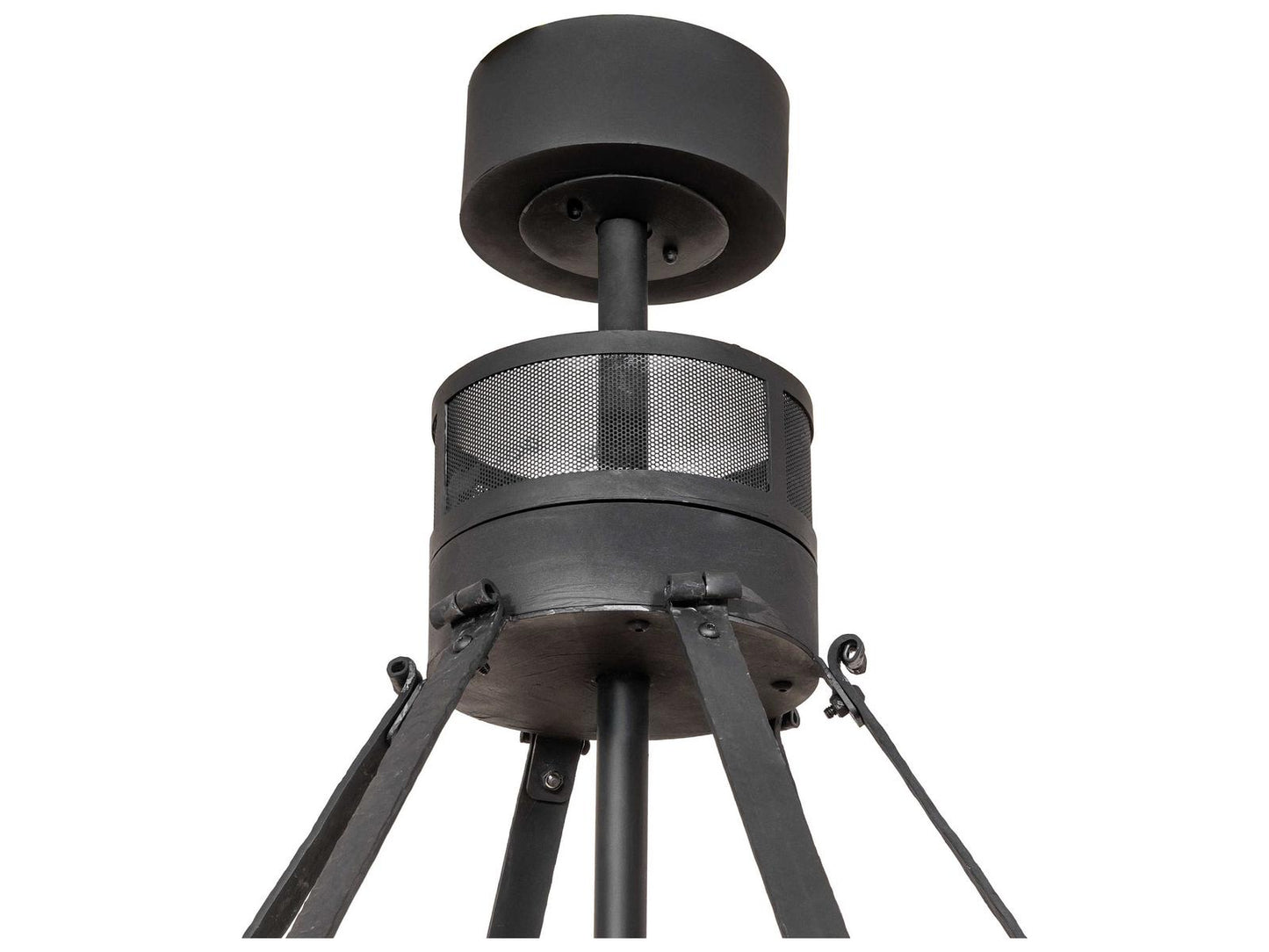 Meyda Costello 12-Light Two-Tier Chandelier in Costello Black and Blackened Copper