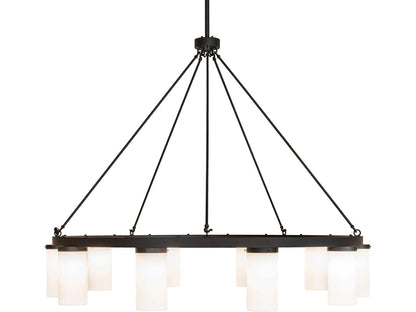Meyda Loxley 10-Light LED Chandelier with Statuario Idalight in Oil Rubbed Bronze