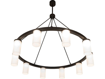 Meyda Loxley 10-Light LED Chandelier with Statuario Idalight in Oil Rubbed Bronze