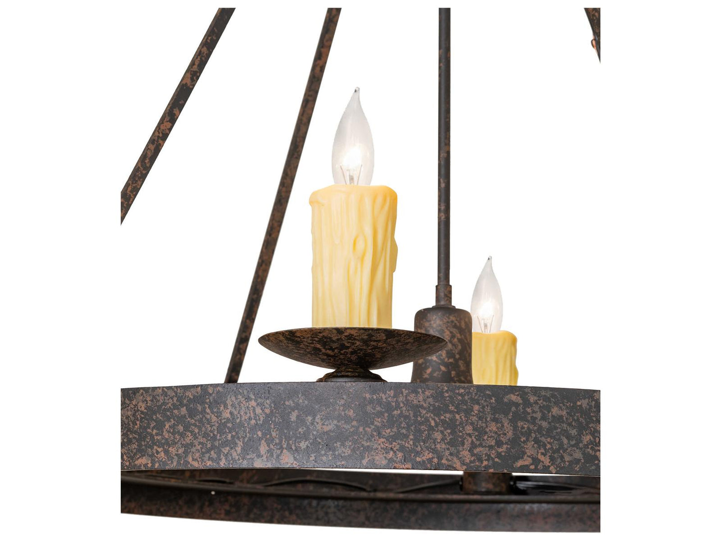 Meyda Lakeshore 5-Light Coffee Bean Chandelier with Adjustable Height