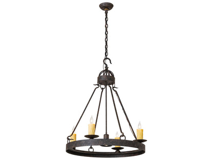 Meyda Lakeshore 5-Light Coffee Bean Chandelier with Adjustable Height