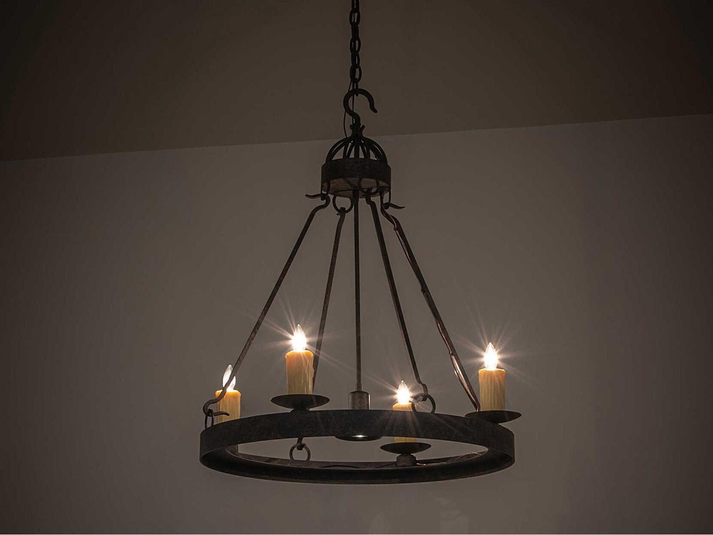 Meyda Lakeshore 5-Light Coffee Bean Chandelier with Adjustable Height