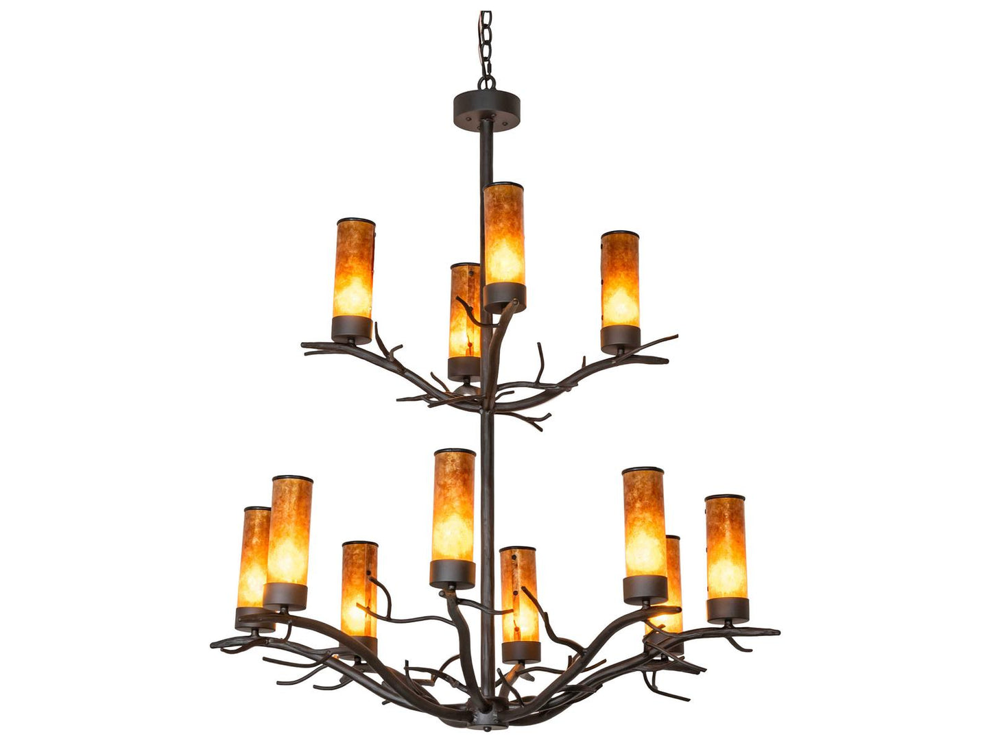 Meyda Winter Solstice 12-Light Oil Rubbed Bronze LED Chandelier