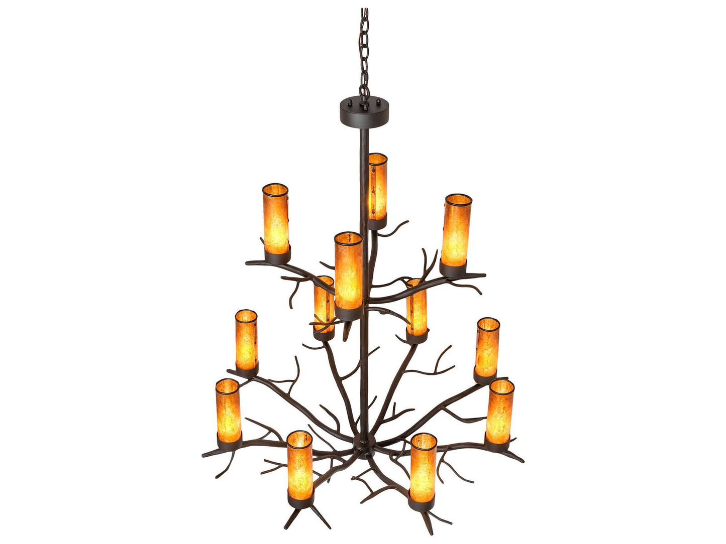 Meyda Winter Solstice 12-Light Oil Rubbed Bronze LED Chandelier