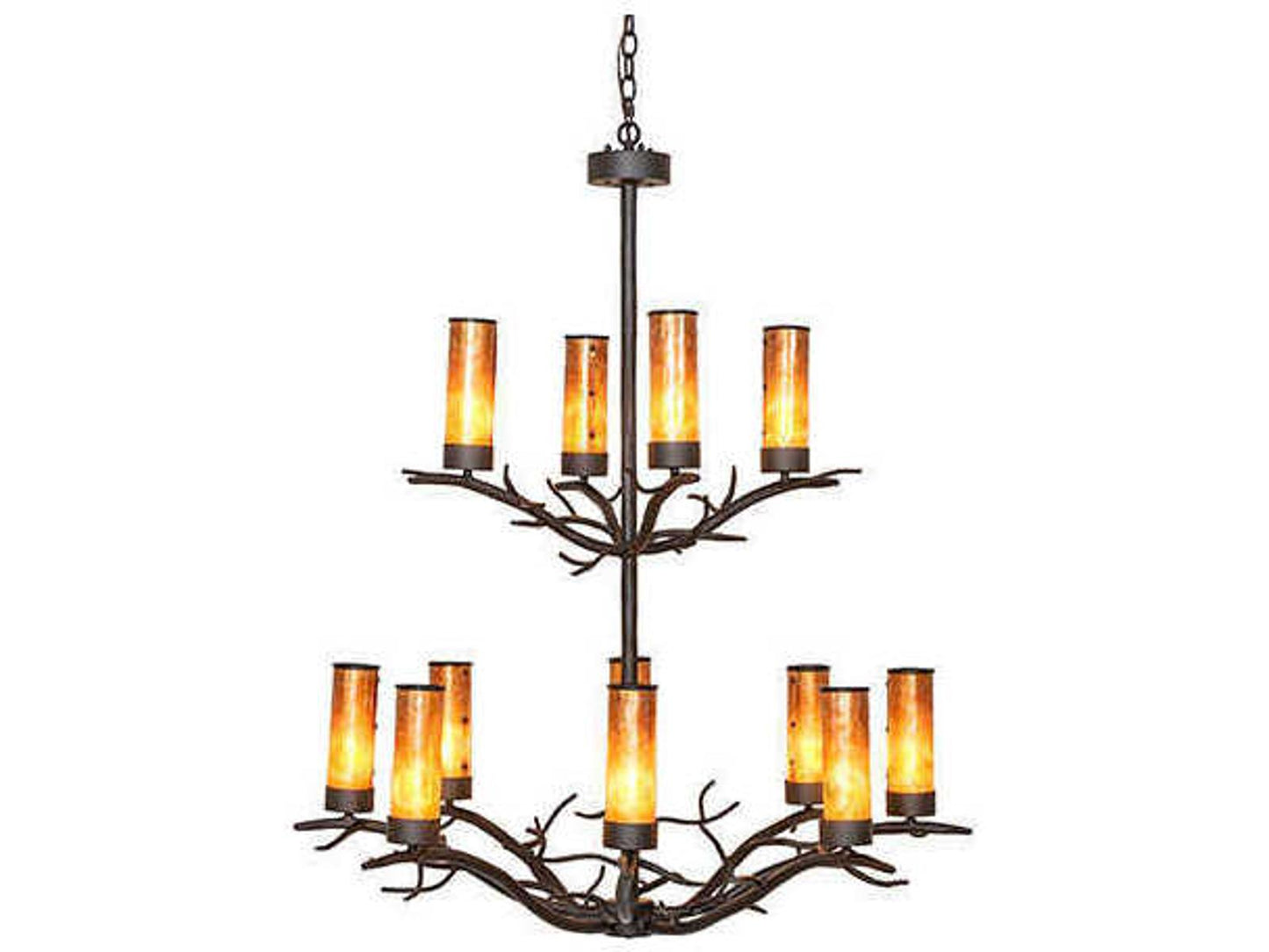 Meyda Winter Solstice 12-Light Oil Rubbed Bronze LED Chandelier