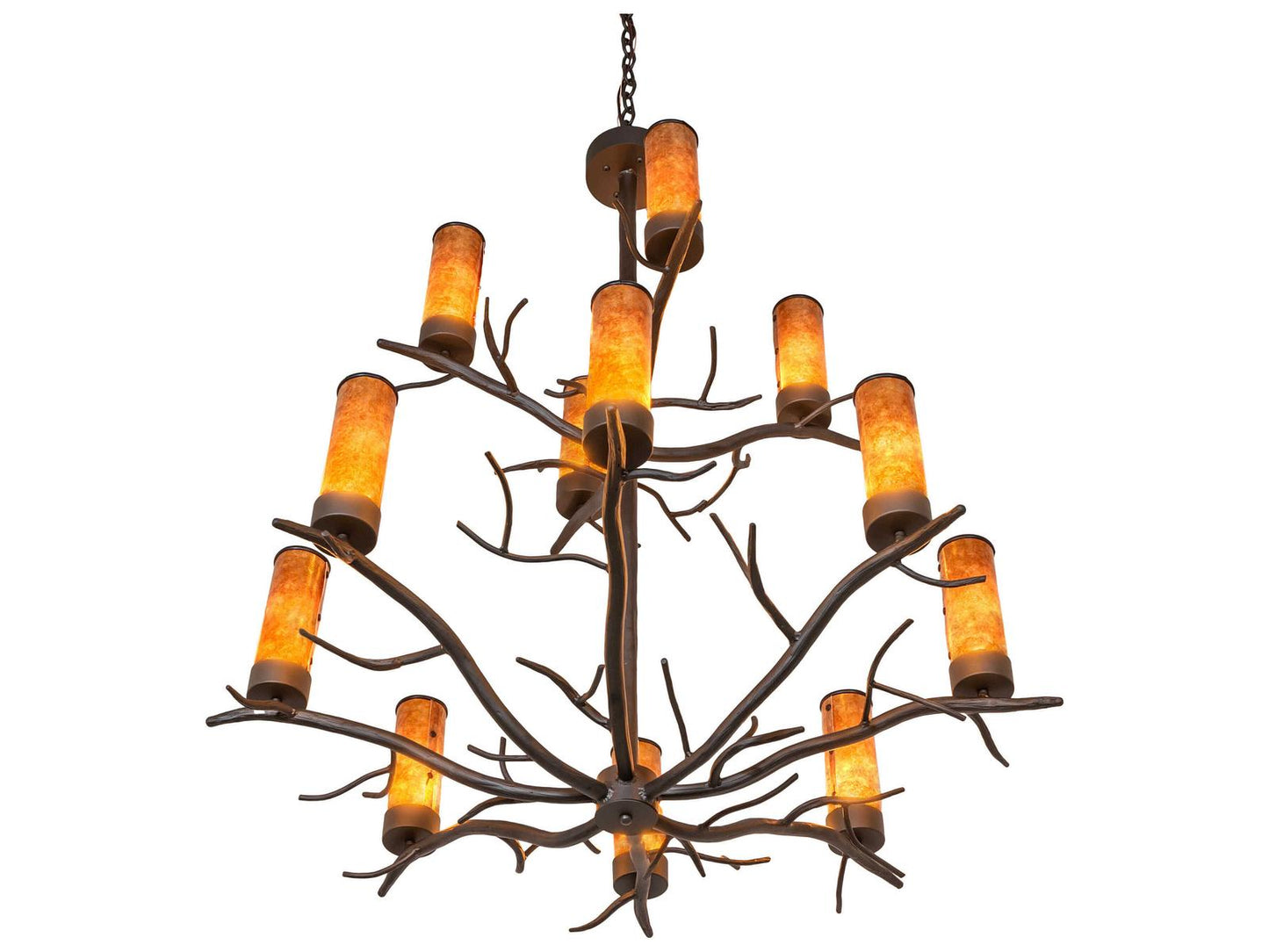 Meyda Winter Solstice 12-Light Oil Rubbed Bronze LED Chandelier