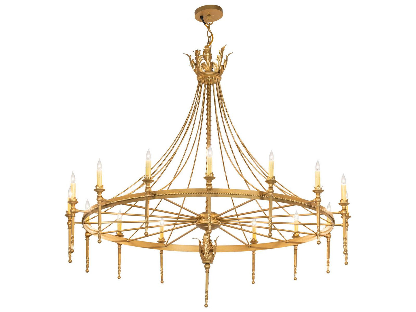 Meyda Amaury 16-Light Goldtastic Chandelier