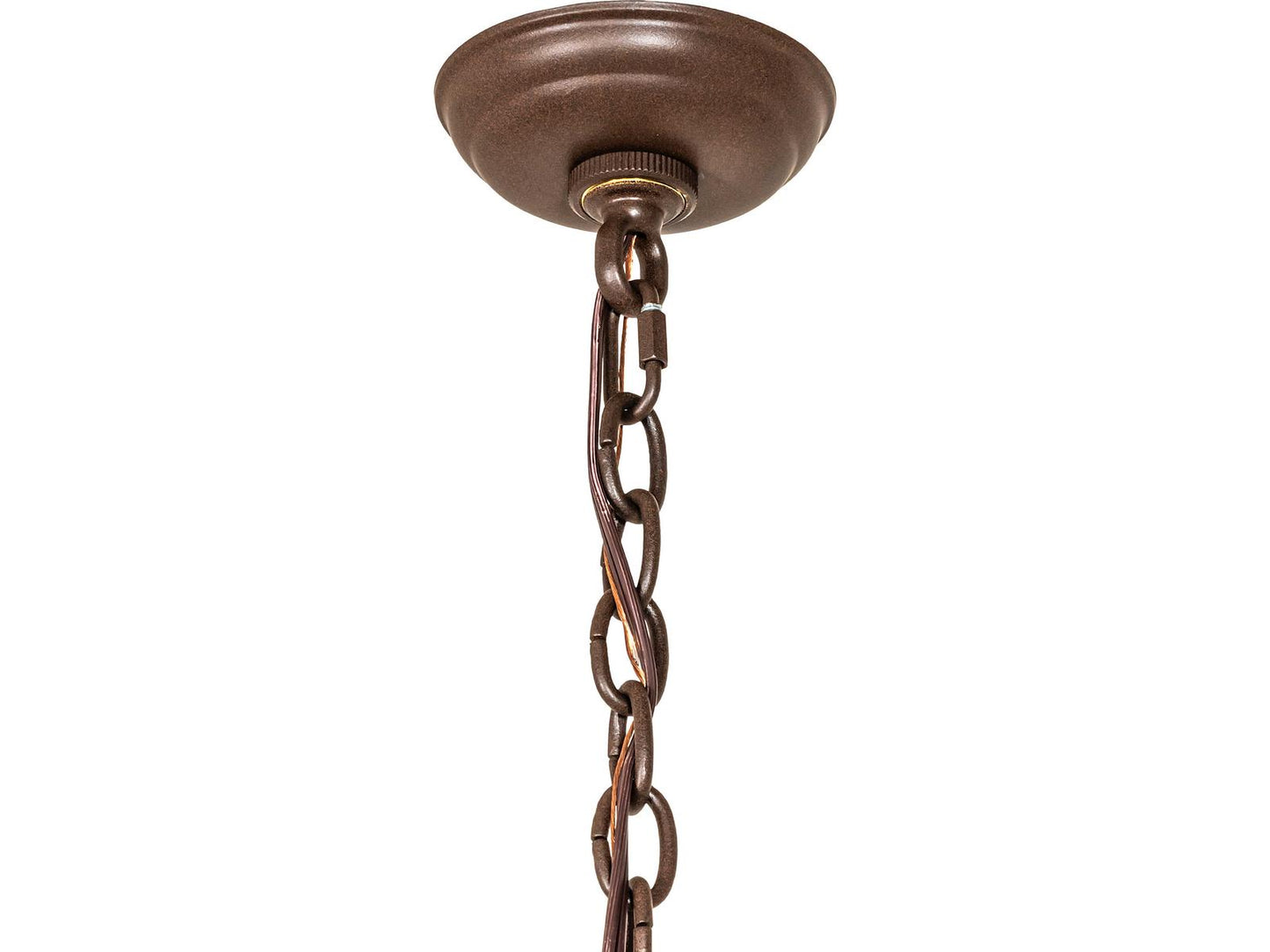 Meyda Oak Leaf 15-Light Cafe Noir Traditional Chandelier