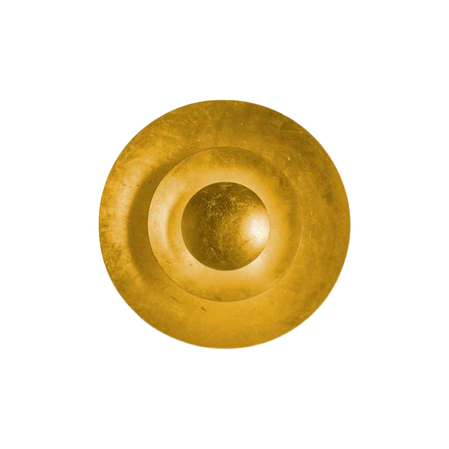 Machine Wall Lamp ∅ 15.7″ x H 6.3″ / Gold foil & Warm Light / Single Wall lamp