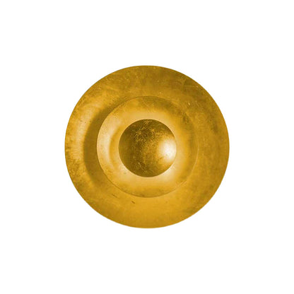 Machine Wall Lamp ∅ 15.7″ x H 6.3″ / Gold foil & Warm Light / Single Wall lamp