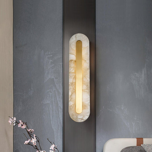Alabaster Rounded Wall Light Wall lamp