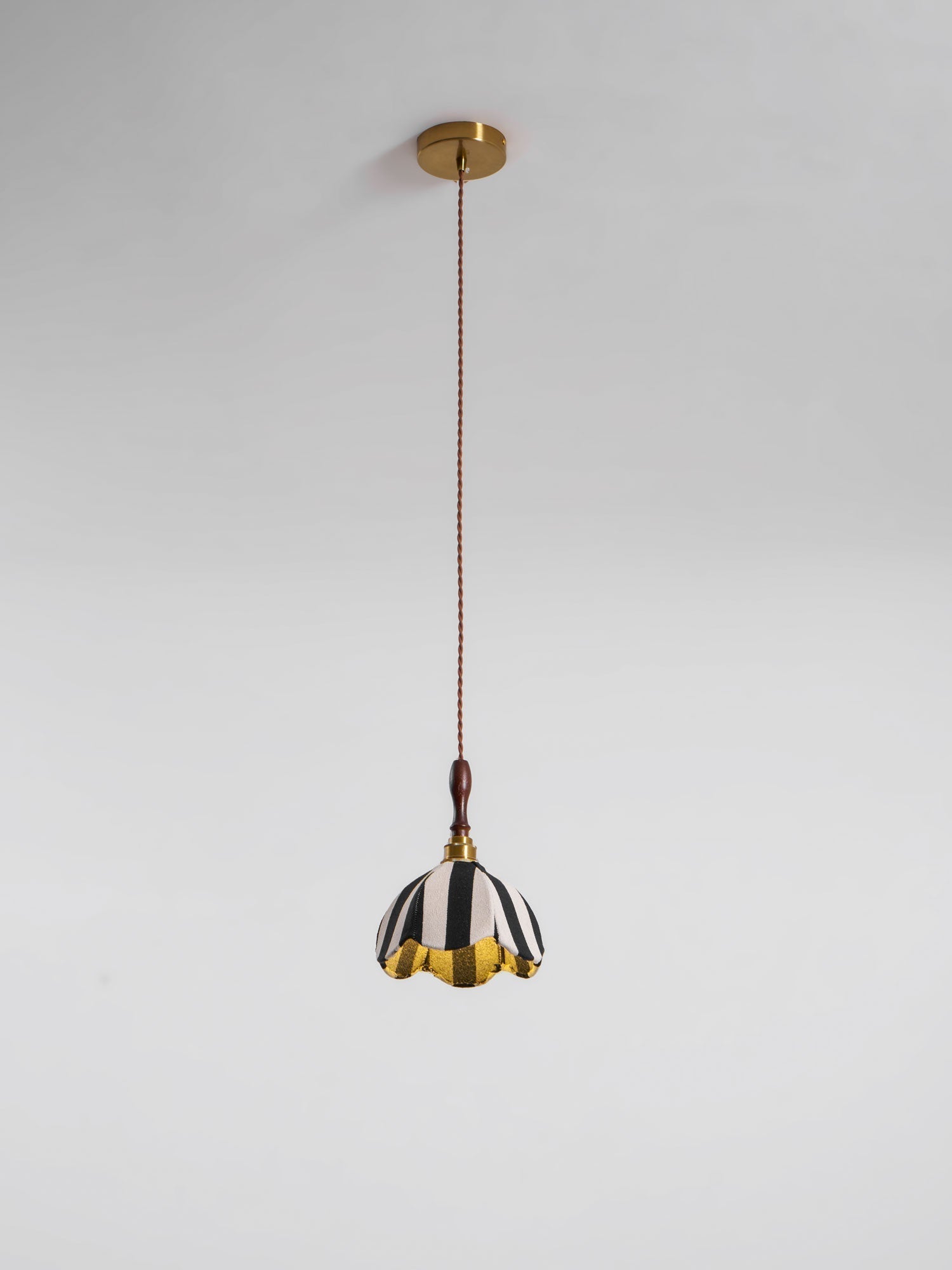 Marbre Stripe Pendant Light ∅ 7.9’’ x H 11’’ / Black & White 1001 pendant Lamp