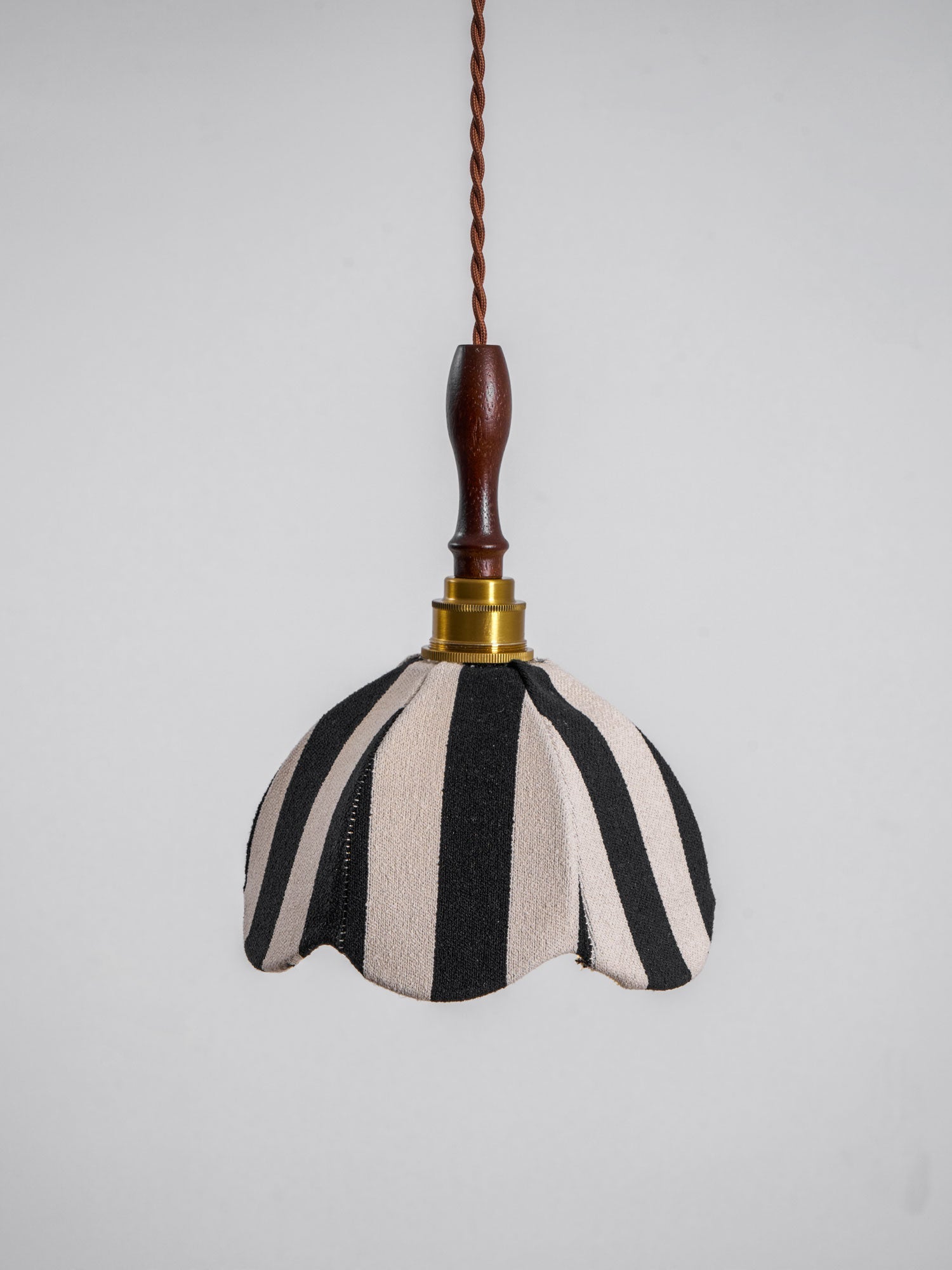 Marbre Stripe Pendant Light ∅ 7.9’’ x H 11’’ / Black & White 1001 pendant Lamp