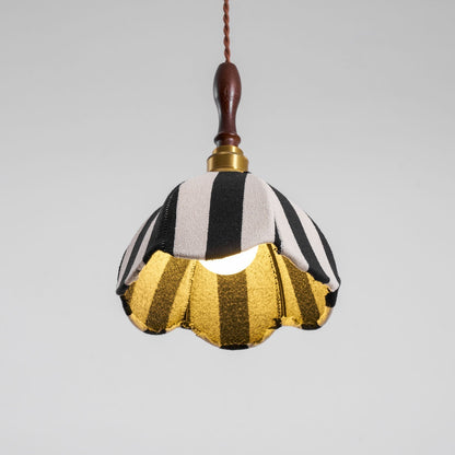 Marbre Stripe Pendant Light ∅ 7.9’’ x H 11’’ / Black & White 1001 pendant Lamp