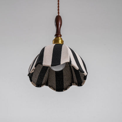 Marbre Stripe Pendant Light ∅ 7.9’’ x H 11’’ / Black & White 1001 pendant Lamp
