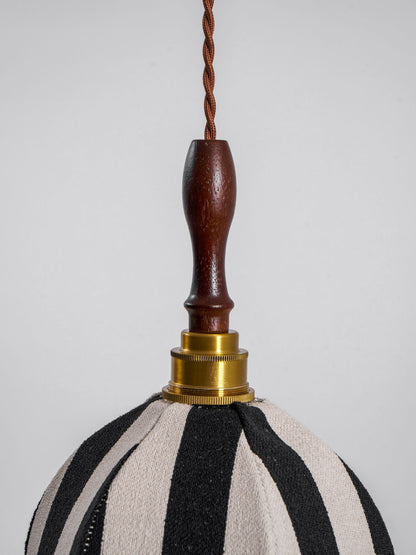 Marbre Stripe Pendant Light ∅ 7.9’’ x H 11’’ / Black & White 1001 pendant Lamp
