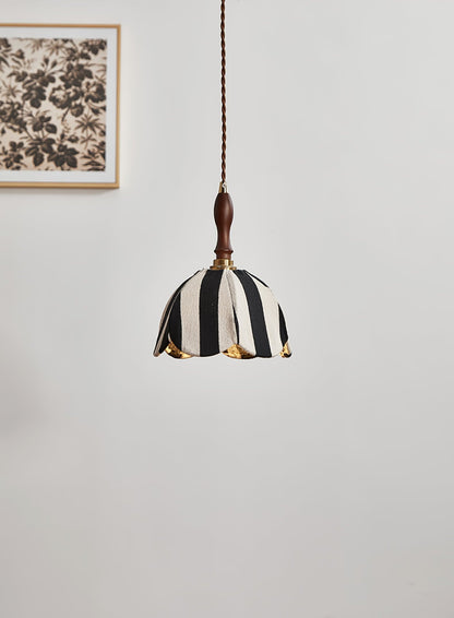 Marbre Stripe Pendant Light ∅ 7.9’’ x H 11’’ / Black & White 1001 pendant Lamp