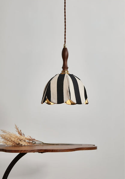 Marbre Stripe Pendant Light ∅ 7.9’’ x H 11’’ / Black & White 1001 pendant Lamp