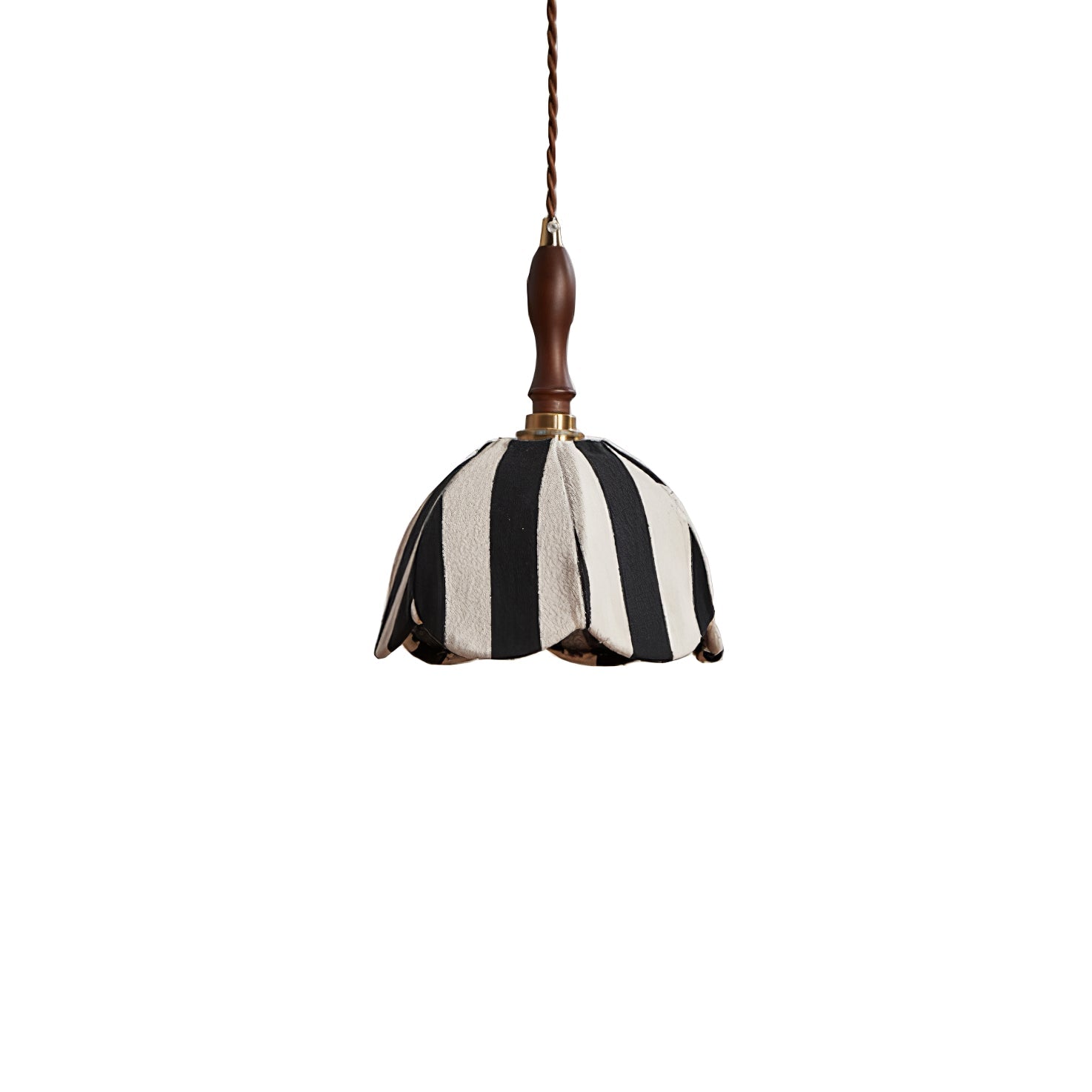 Marbre Stripe Pendant Light ∅ 7.9’’ x H 11’’ / Black & White 1001 pendant Lamp
