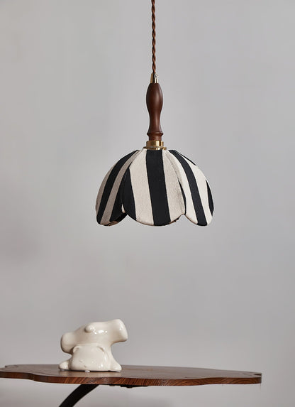 Marbre Stripe Pendant Light ∅ 7.9’’ x H 11’’ / Black & White 1001 pendant Lamp