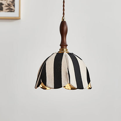 Marbre Stripe Pendant Light ∅ 7.9’’ x H 11’’ / Black & White 1001 pendant Lamp