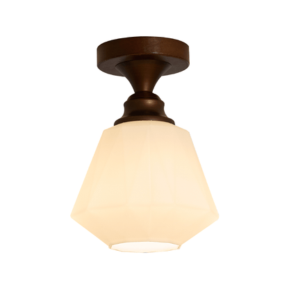 Marcellis Ceiling Lamp Model H ∅ 5.9″ x H 5.9″ / Antique Brushed Red Bronze & White 1001 Ceiling lamp