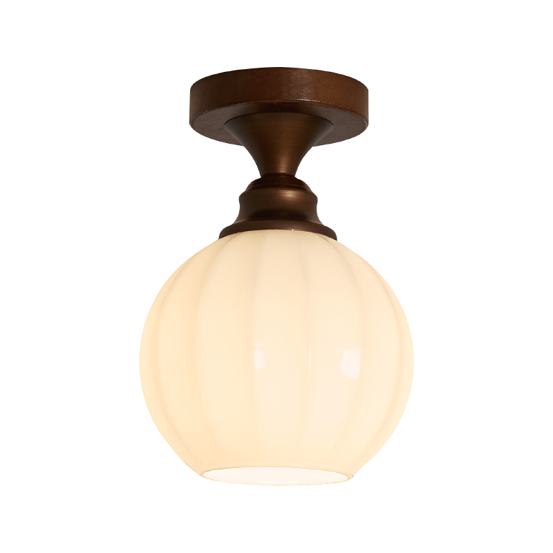 Marcellis Ceiling Lamp Model D ∅ 5.9″ x H 5.9″ / Antique Brushed Red Bronze & White 1001 Ceiling lamp