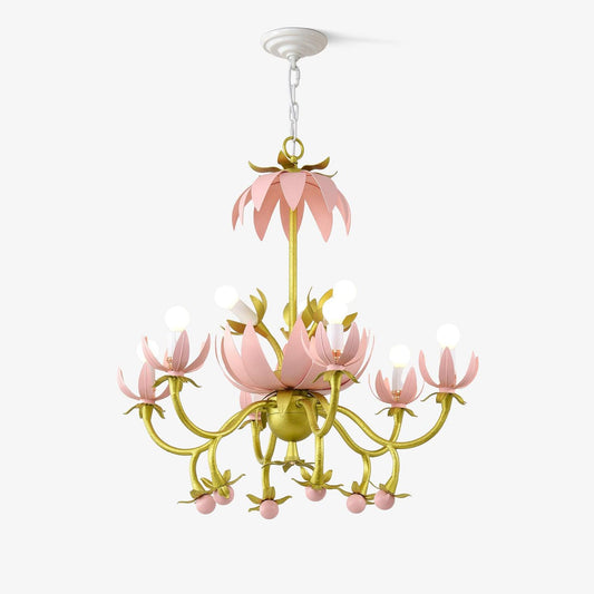 Mardi Gras Blossom Chandelier Chandelier