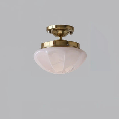 Marta Mini Ceiling Lamp ∅ 9.8″ x H 8.7″/ Dia 25cm x H 22cm / Gold / Pink Ceiling lamp