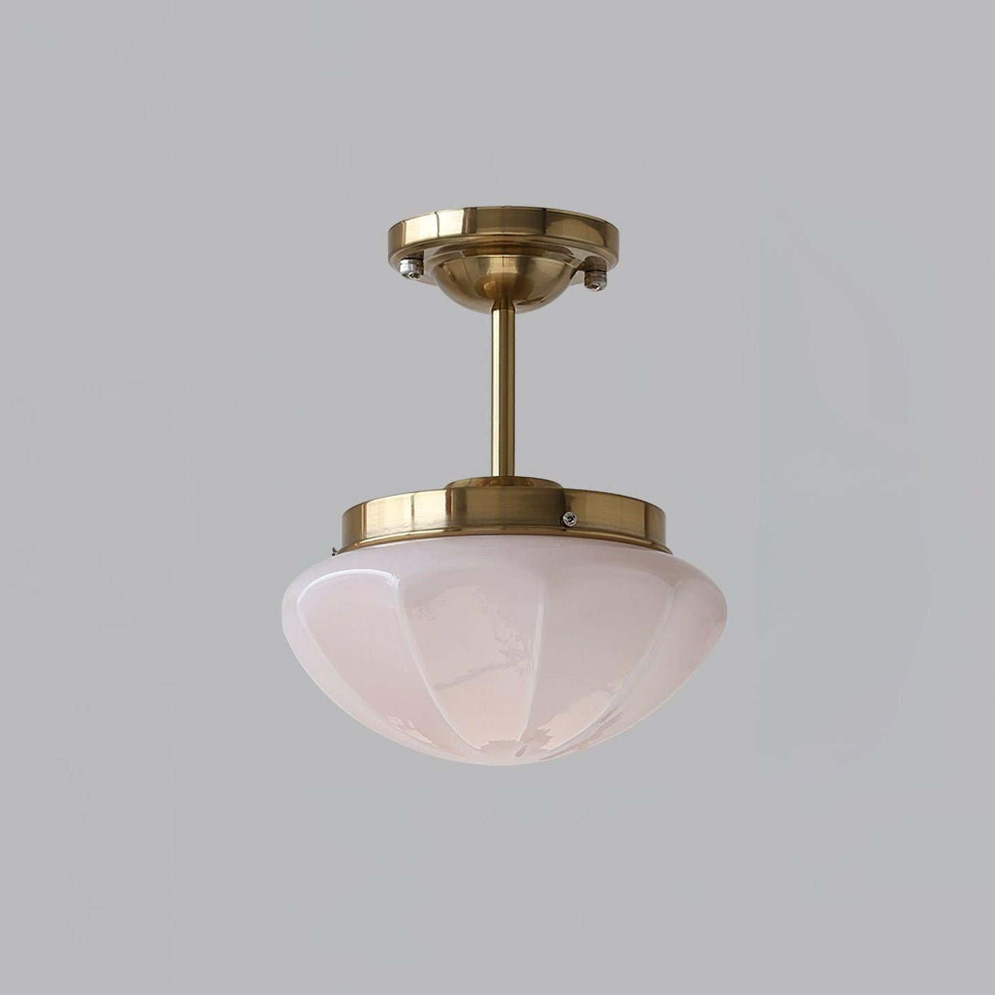 Marta Mini Ceiling Lamp ∅ 9.8″ x H 11.8″ / Dia 25cm x H 30cm / Gold / Pink Ceiling lamp
