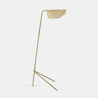 Mediterranea Floor Lamp ∅ 19.3″ x H 47.6″ / Dia 49cm x H 121cm / Gold / US plug Floor lamp