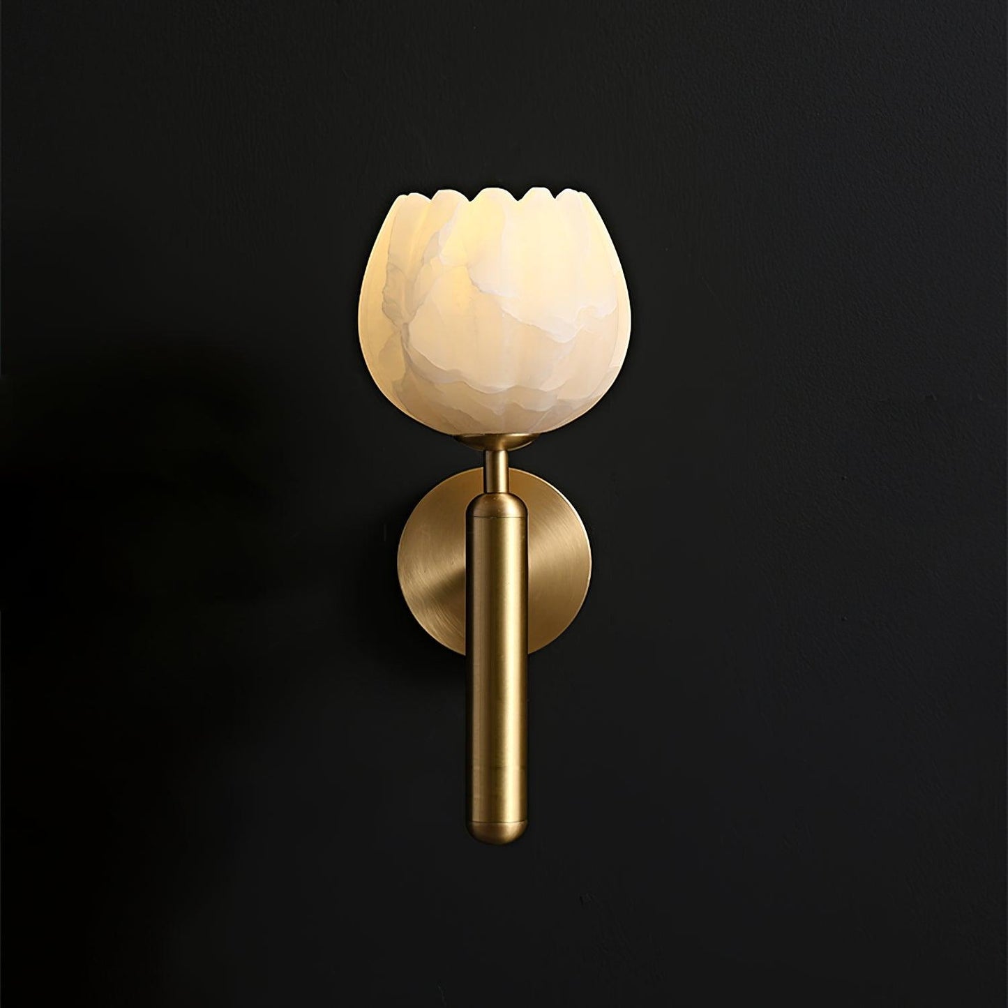Mian Wall Lamp ∅ 5.1″ x H 12.2″/ Dia 13cm x H 31cm / Brass Wall lamp