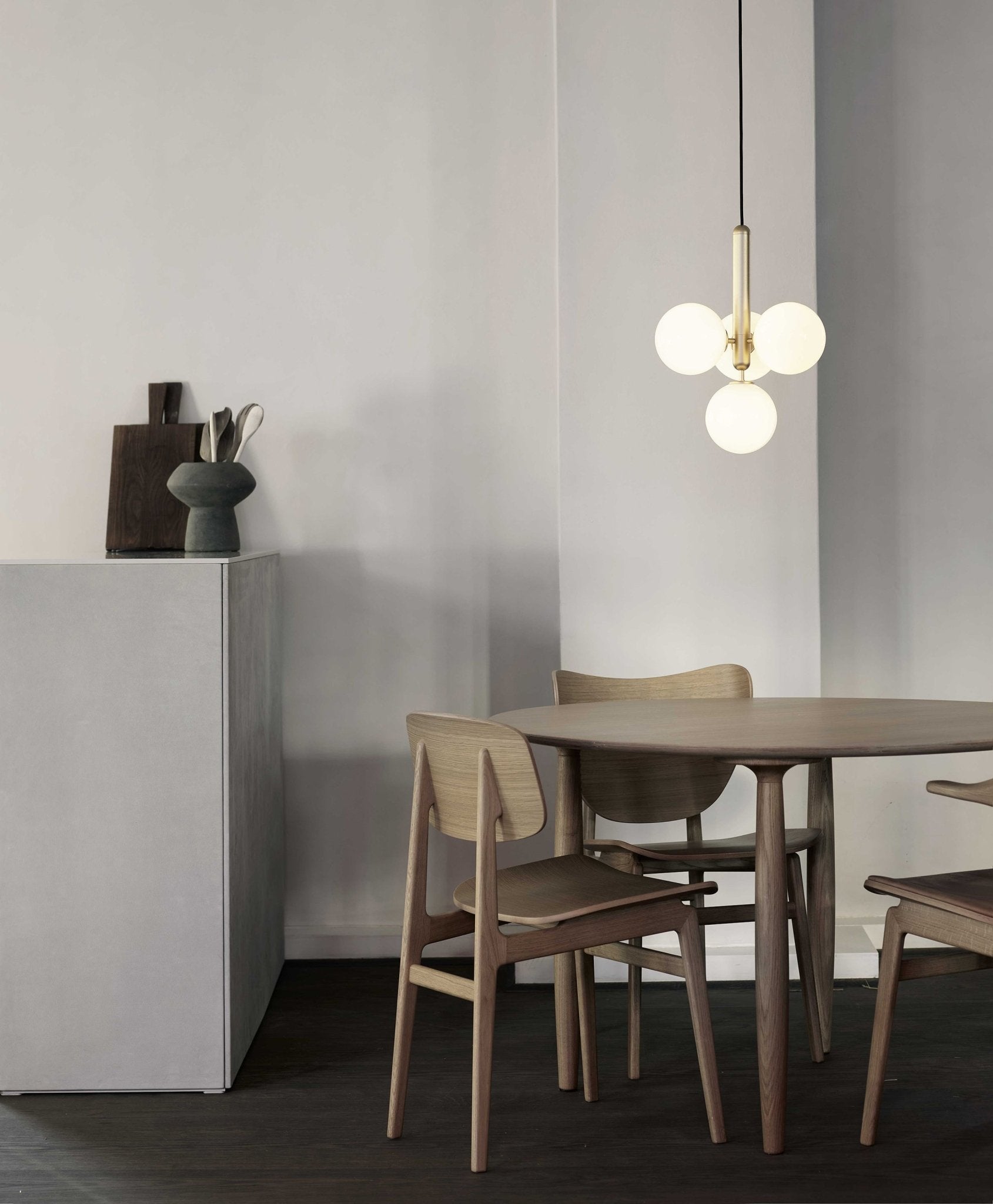 Scandiluxe Brass Pendant Swag Light Pendant light