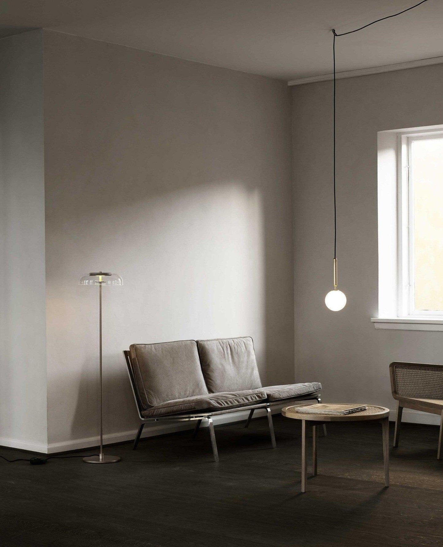 Scandiluxe Brass Pendant Swag Light Pendant light