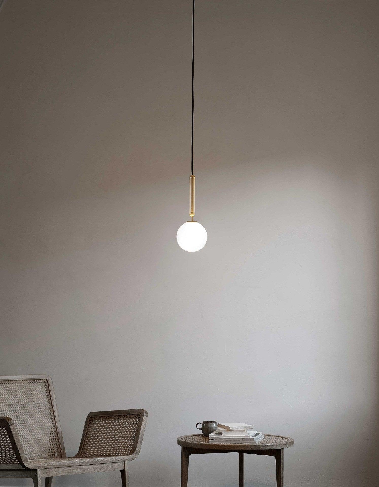 Scandiluxe Brass Pendant Swag Light Pendant light