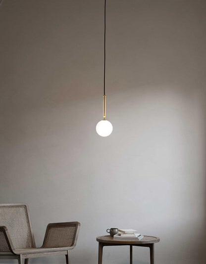 Scandiluxe Brass Pendant Swag Light Pendant light