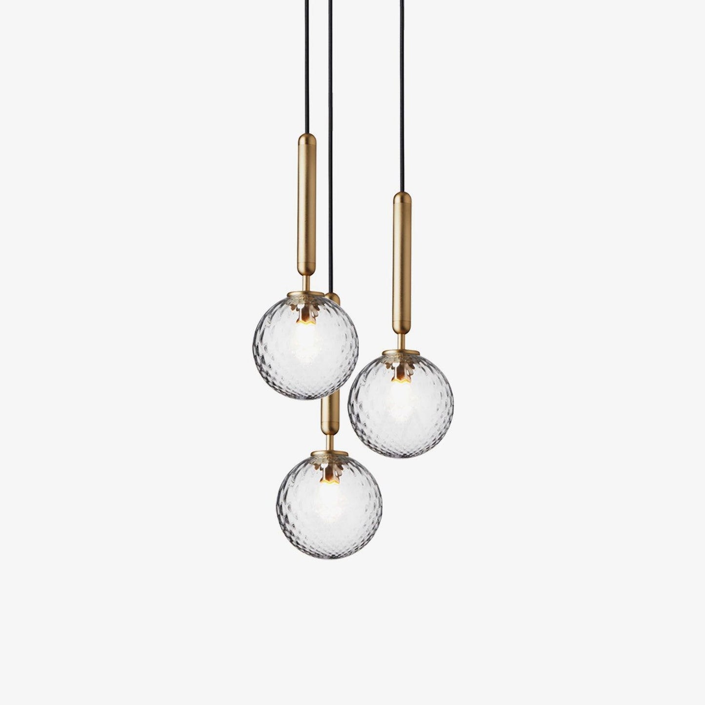 Scandiluxe Brass Pendant Swag Light Pendant light