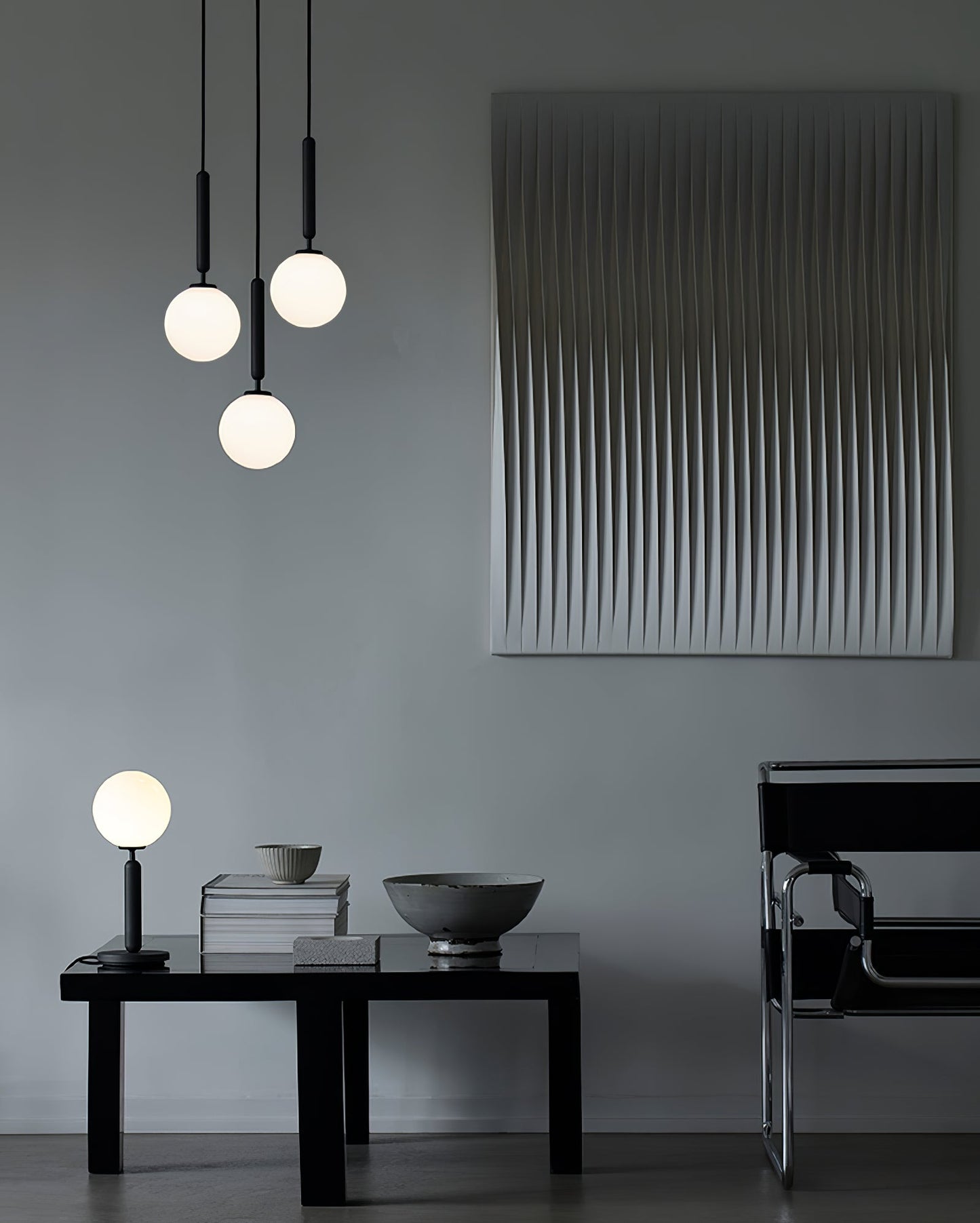 Scandiluxe Brass Pendant Swag Light Pendant light