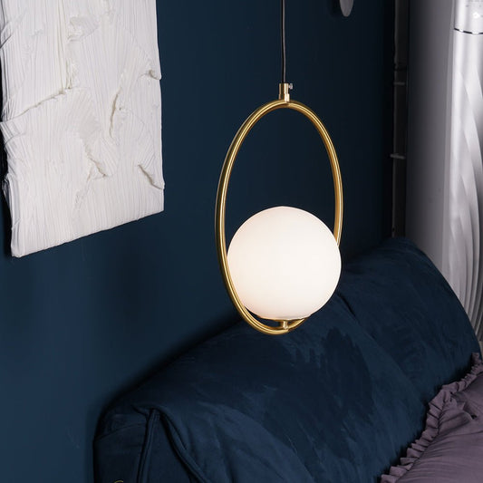 Mila Brass Pendant Swag Light Pendant light