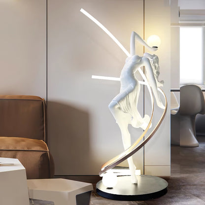 Misha Goddess Statue Floor Lamp Floor lamp