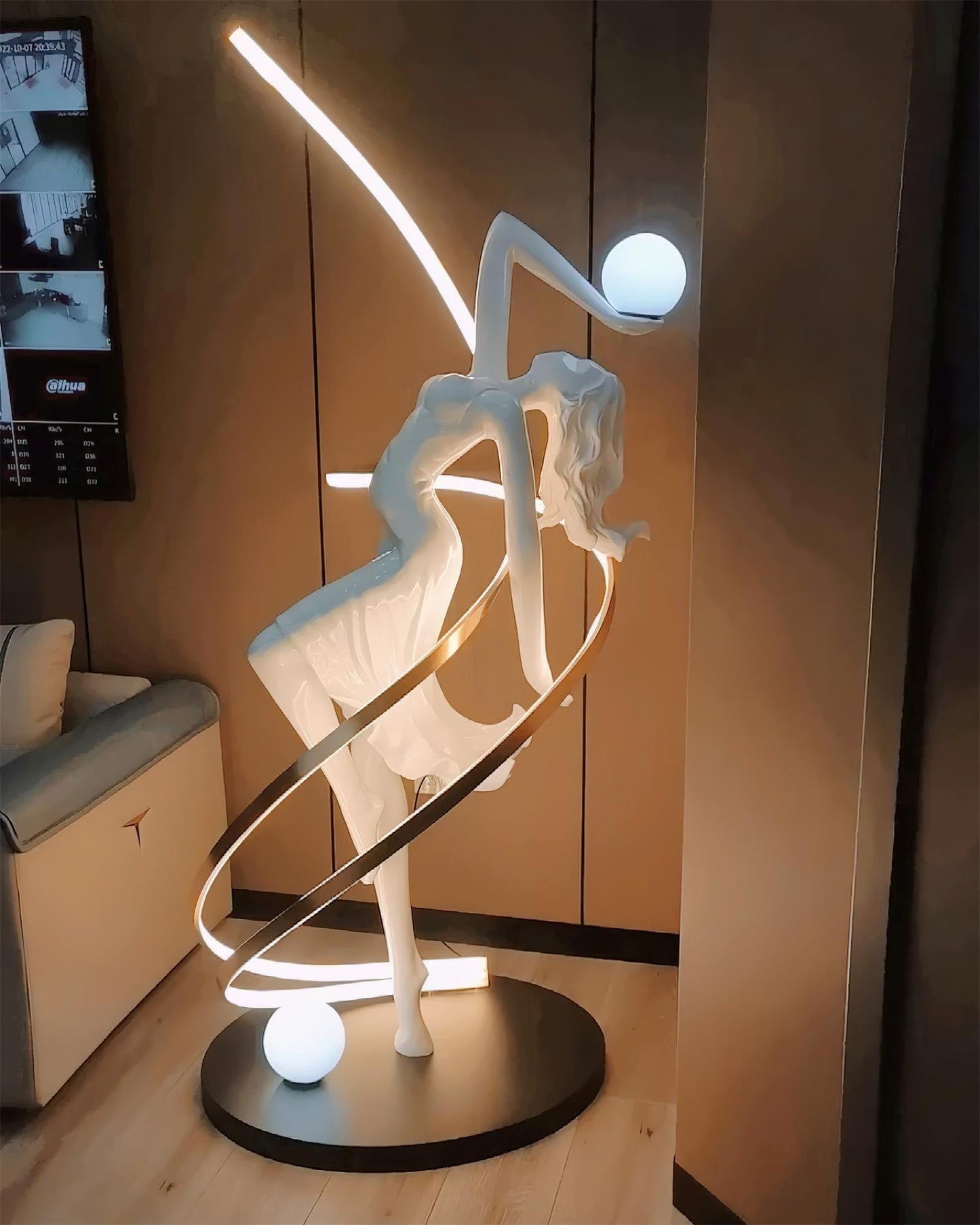 Misha Goddess Statue Floor Lamp Floor lamp