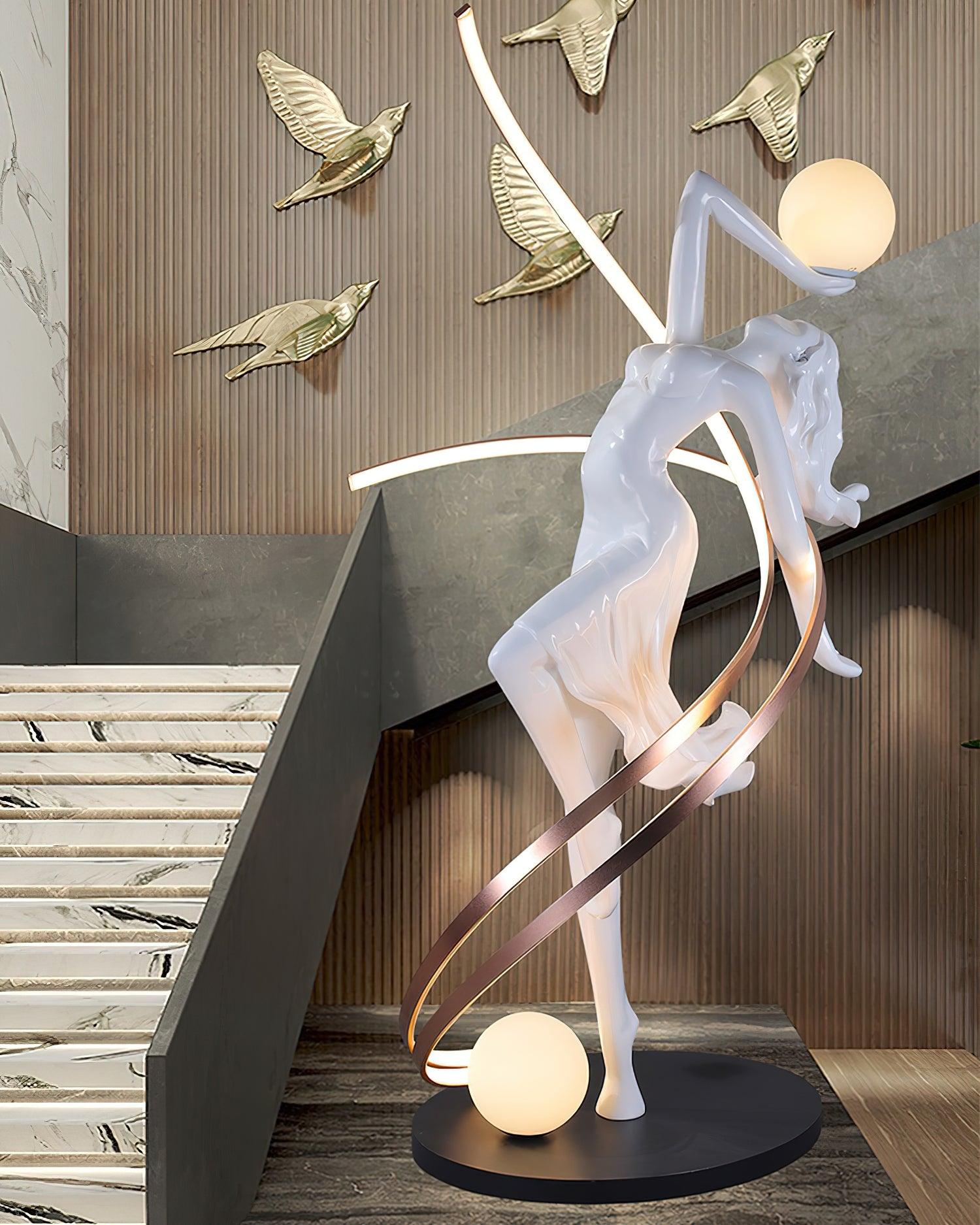 Misha Goddess Statue Floor Lamp Floor lamp