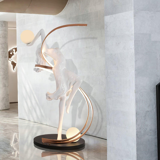 Misha Goddess Statue Floor Lamp Floor lamp