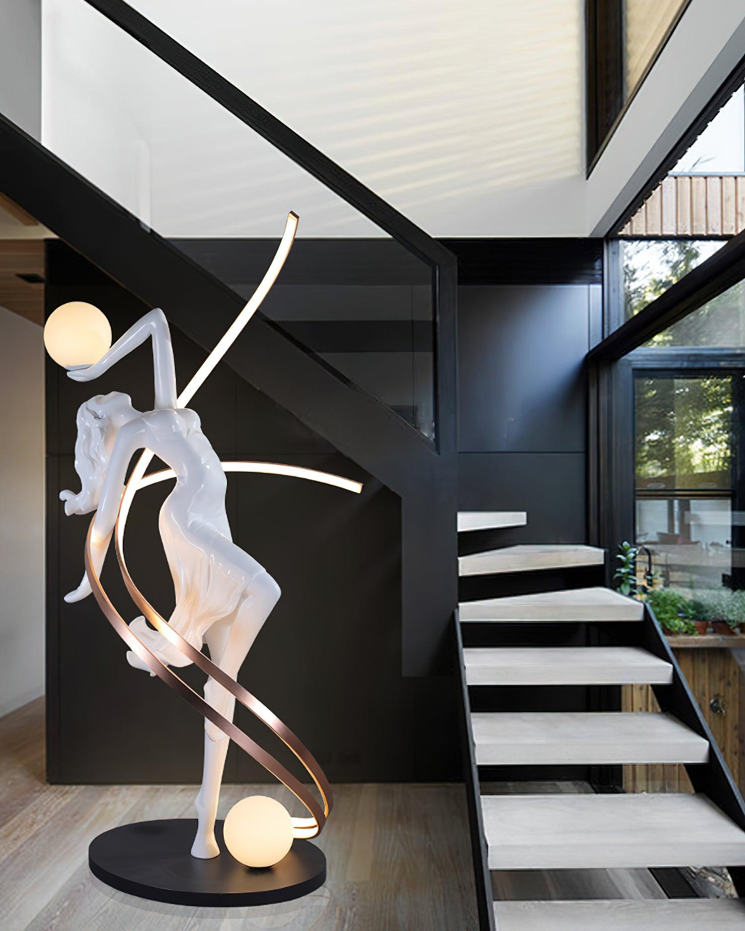 Misha Goddess Statue Floor Lamp Floor lamp