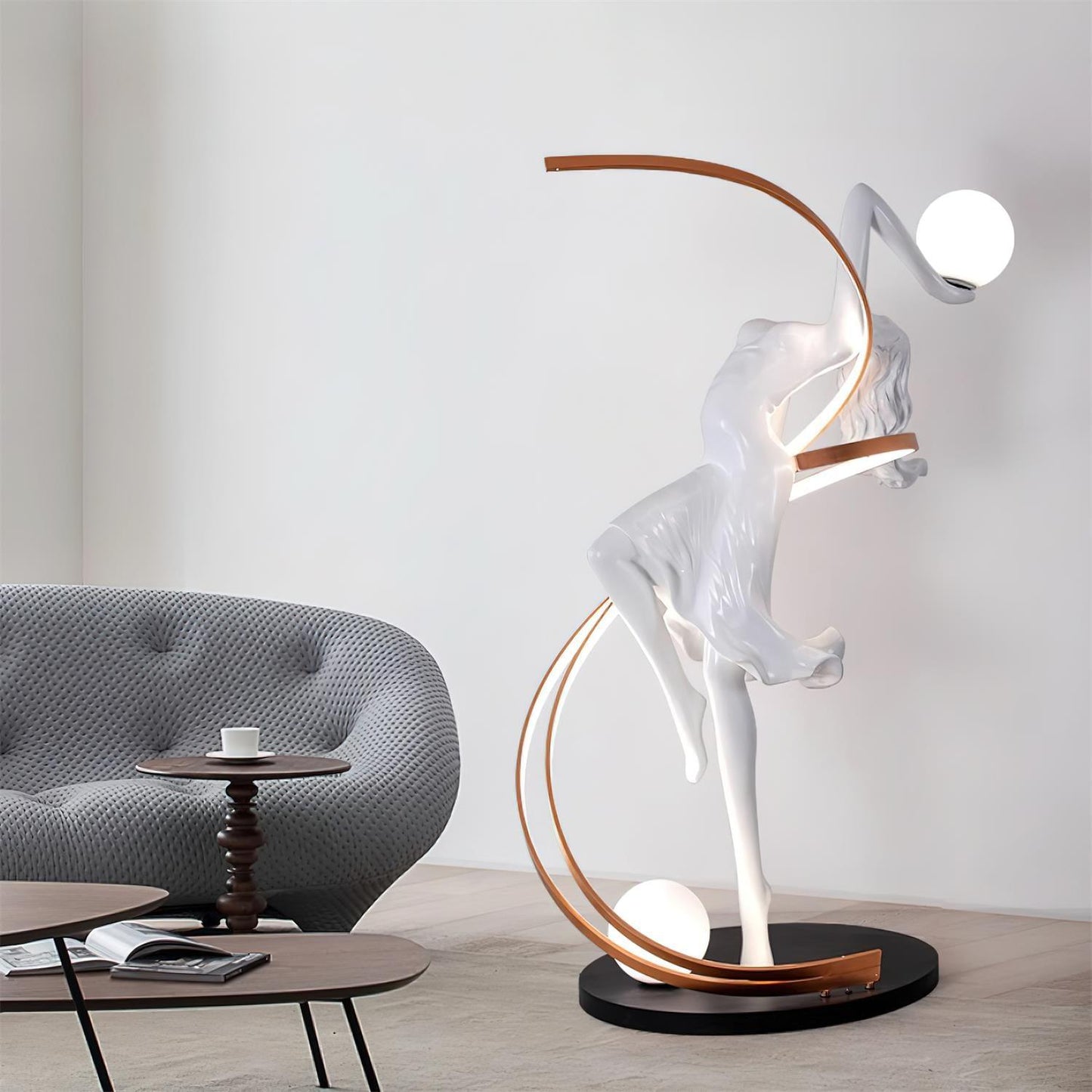 Misha Goddess Statue Floor Lamp Floor lamp