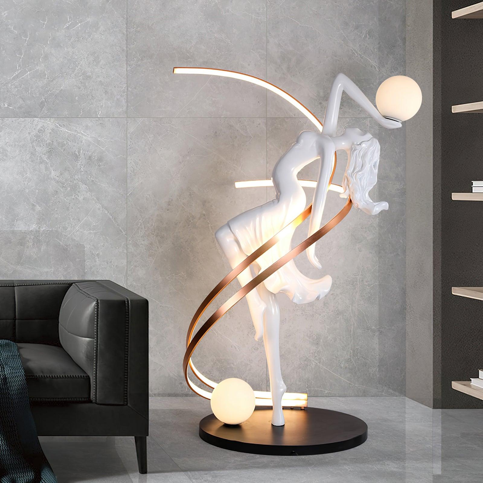 Misha Goddess Statue Floor Lamp Floor lamp