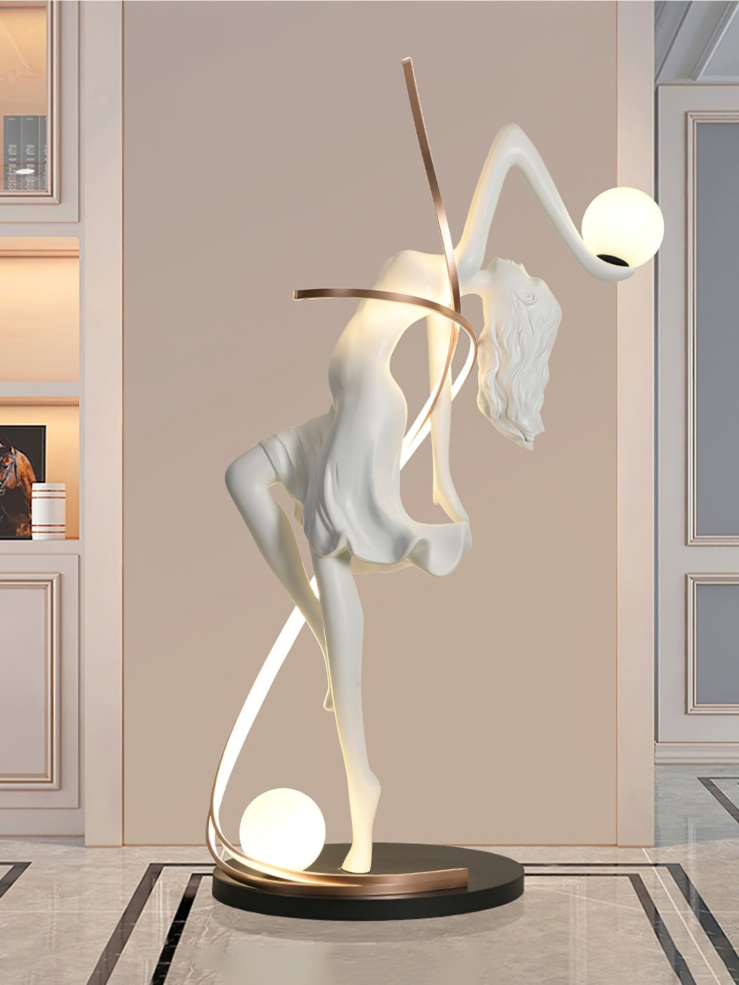 Misha Goddess Statue Floor Lamp Floor lamp