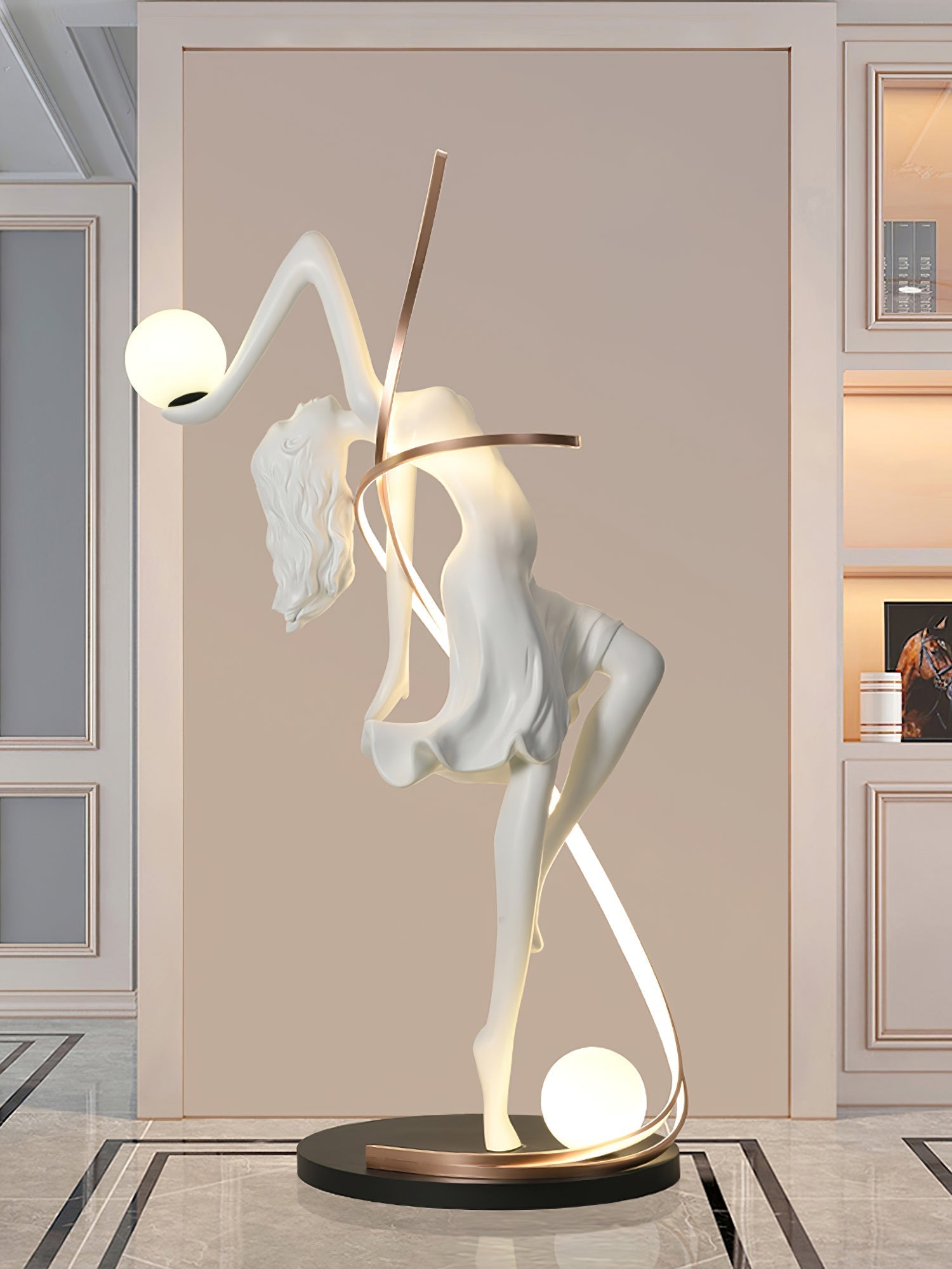 Misha Goddess Statue Floor Lamp Floor lamp