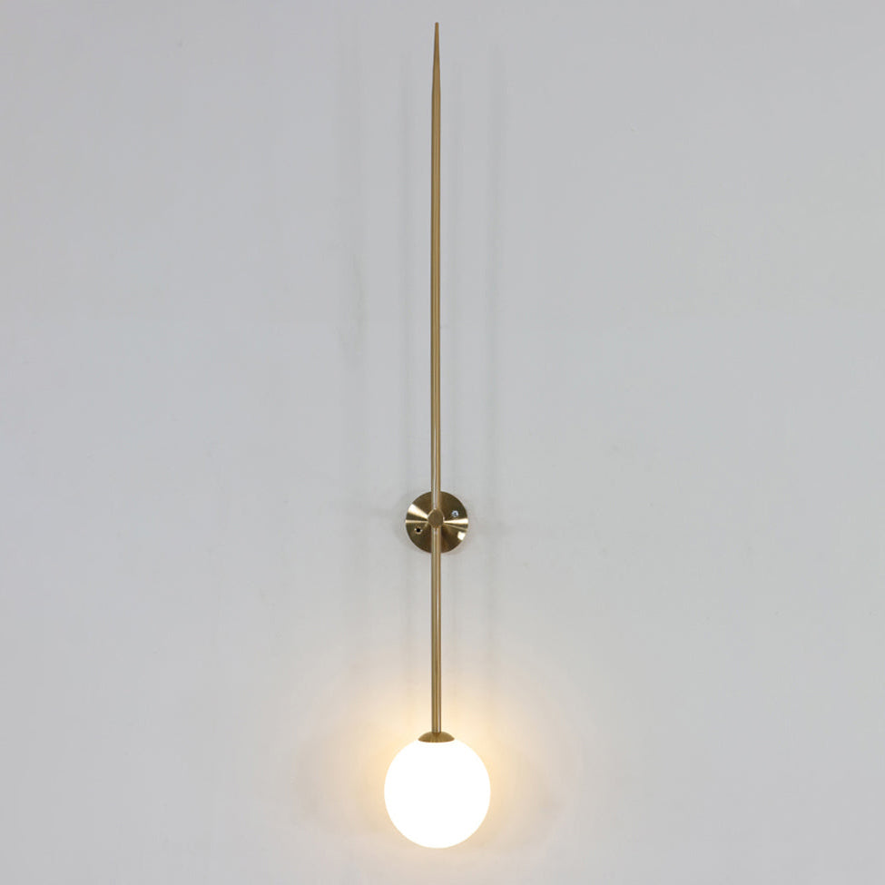 Mobile Wall Lamp Mini Size: ∅ 3.9″ x H 19.7″ / Gold 1001 Wall lamp