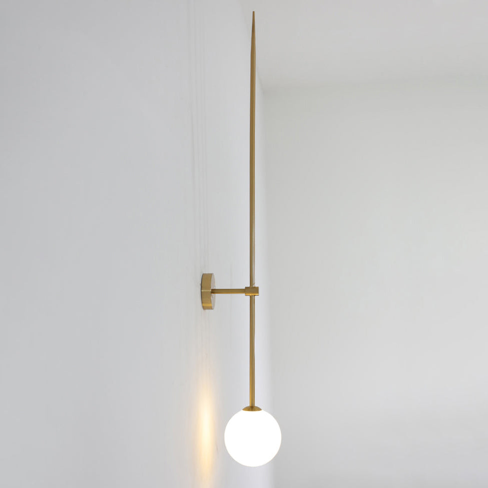 Mobile Wall Lamp Small Size: ∅ 4.7″ x H 29.5″ / Gold 1001 Wall lamp